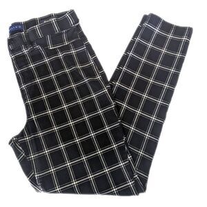 Bandolino Bella Leggings Millennium Windowpane, black/white 10